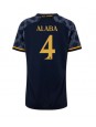 Real Madrid David Alaba #4 Venkovní Dres pro Dámské 2023-24 Krátký Rukáv